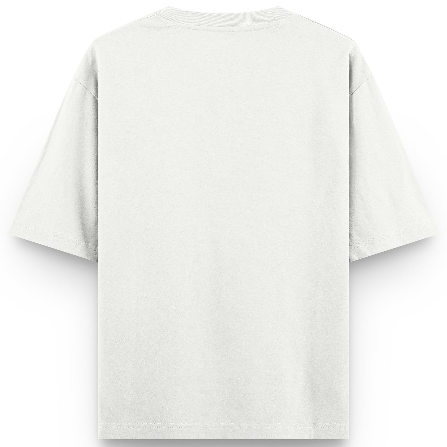 Off White Oversized T-shirt Back Design