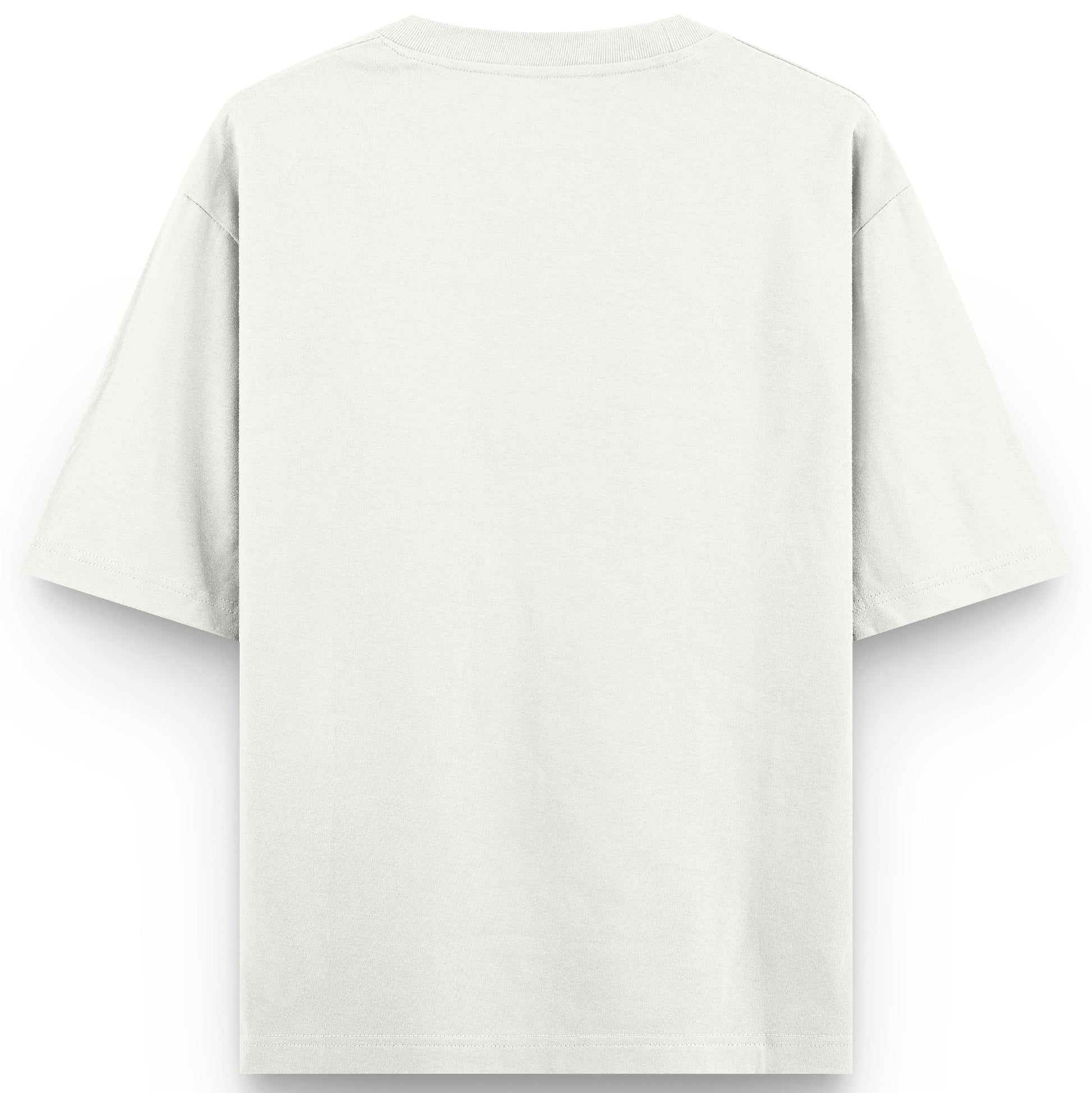 Off White Oversized T-shirt Back Design