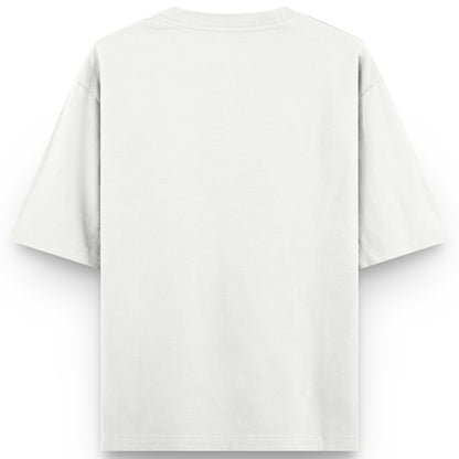 Off White Oversized T-shirt Back Design