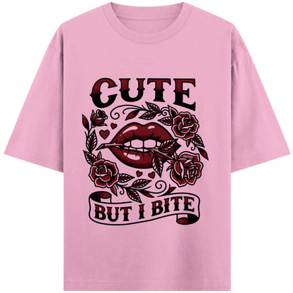 Baby Pink Oversized T-Shirt Front Design