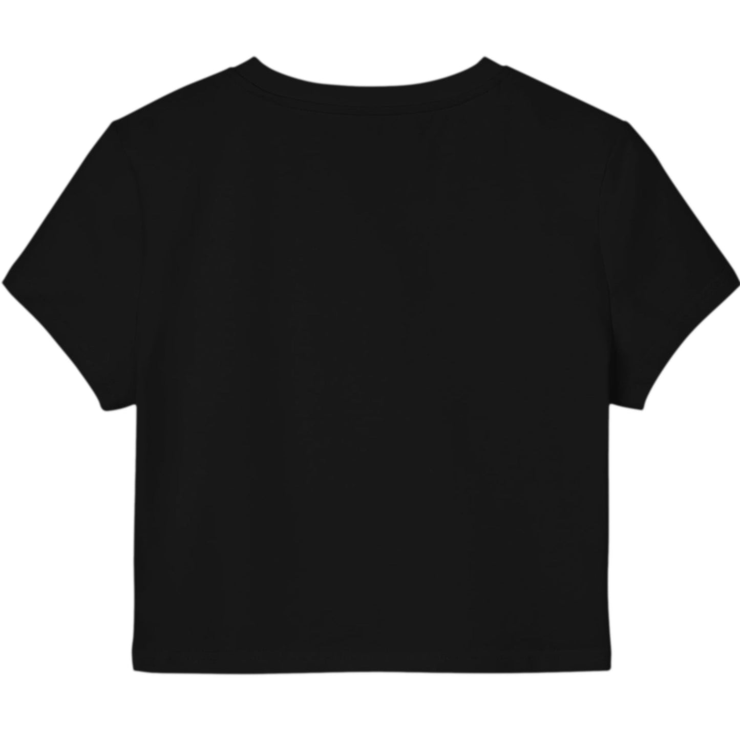 Black Baby Tee Back Design