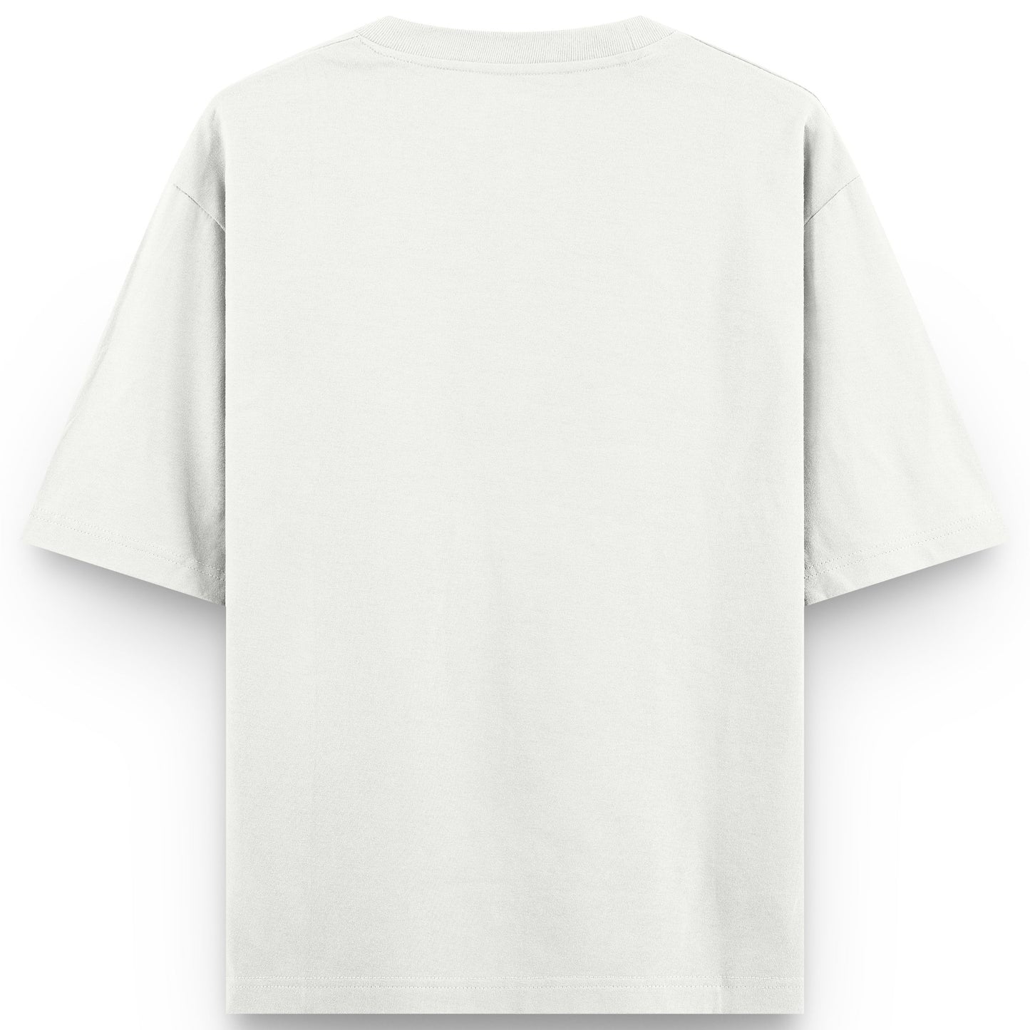 Off White Oversized T-shirt Back Design