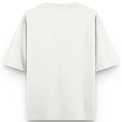 Off White Oversized T-shirt Back Design