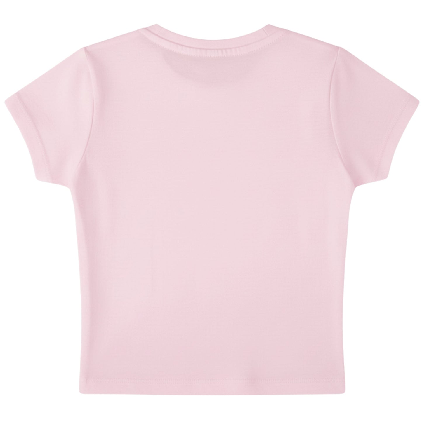 Baby Pink Baby Tee Back Design